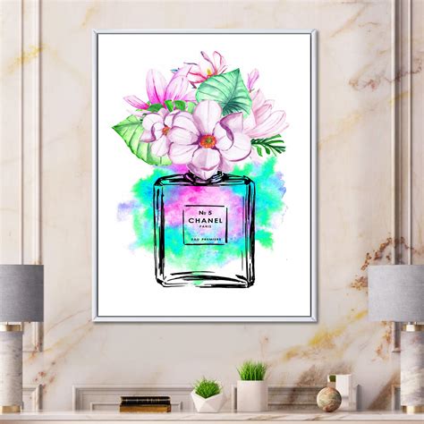 chanel no 5 paint can|Chanel no 5 wall art.